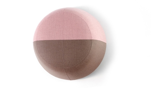 MDF Italia – Fuji Bicolor Pouf M by Francesco Rota