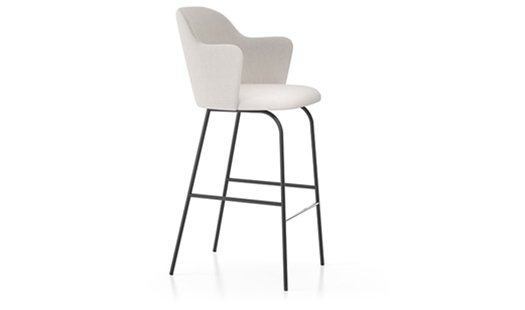 Viccarbe - Aleta Bar Stool High-back Armrests by Jaime Hayon