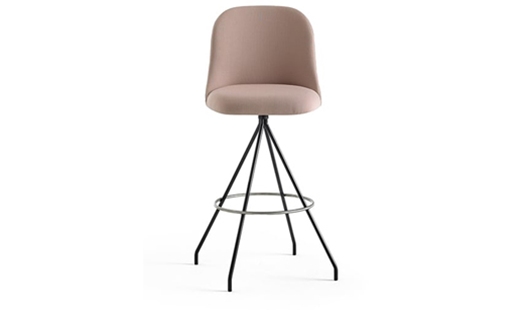 Viccarbe - Aleta Swivel Bar Stool High-back by Jaime Hayon
