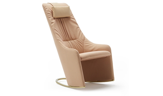 Viccarbe - Nagi High Rocking Armchair by Tomoya Tabuchi