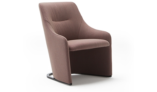 Viccarbe - Nagi Low Fixed Armchair by Tomoya Tabuchi