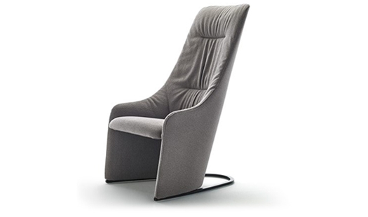 Viccarbe - Nagi High Fixed Armchair by Tomoya Tabuchi