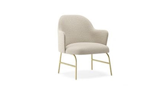 Viccarbe - Aleta Lounge Chair Metal Base With Armrests by Jaime Hayon