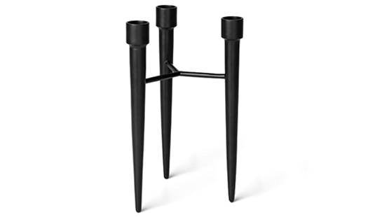 Click here to view larger image Mater - Spike Candle Holder Black Iron by Amanda Walther