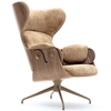 Bd Barcelona - Lounger Walnut Shell by Jaime Hayon