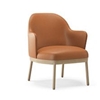 Viccarbe - Aleta Lounge Chair Wooden Base With Armrests by Jaime Hayon